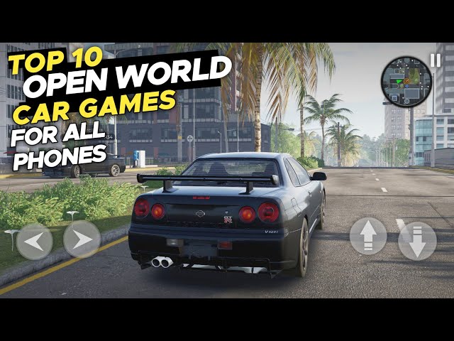 Top 10 New Car Games with Beautiful Open-World Graphics That Run on Any Phone • Android & iOS 2025