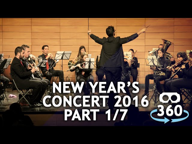 Concert 360º #VirtualReality Classical Music New Year's Concert Part 01 - 07 #360Video #VR