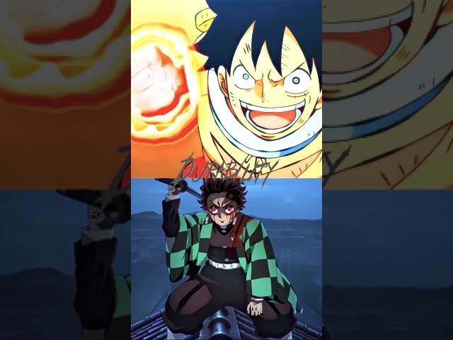 Anime 1v1's #anime #onepiece #demonslayer #luffy #tanjiro