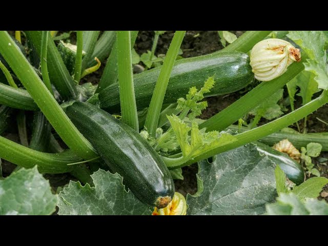 Happy farmer, Fresh zuchini #fruiting #satisfying #zuchini