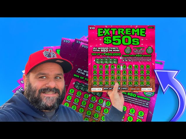 $100 IN NEW $10 EXTREME $50 SCRATCH OFF TICKETS