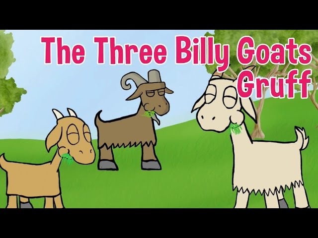 The Three Billy Goats Gruff - Animated Fairy Tales for Children