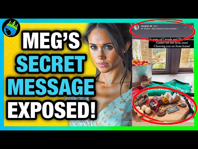 Meghan Markle's HIDDEN MESSAGE About DIVORCING HARRY EXPOSED!