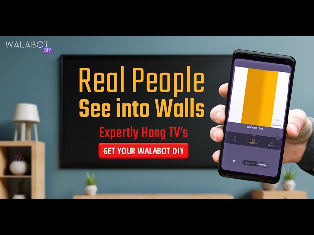 Join Over 200,000 People! Walabot DIY: New Generation of Stud Finders. Winner of Best DIY Tech 2018