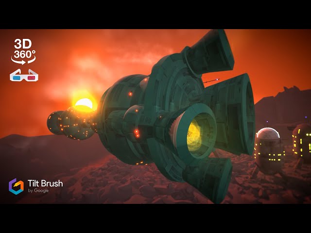 Google Tilt Brush, Gravity Sketch, Adobe Dimension Science Fiction in Virtual Reality 3D 360