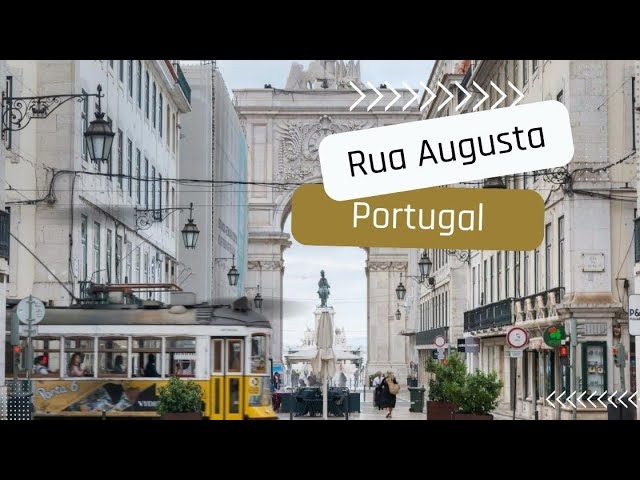 ✅ @LIVINGSOUND1 walks Rua Augusta in Lizabon, Portugal by night