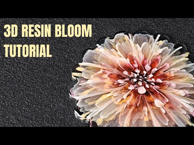 Blooming Phoenix 3D RESIN BLOOM Tutorial (with subtitle)