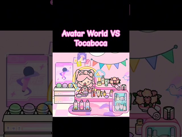 Avatar world VS toca boca #avatarworld #pazu #tocaboca #shortvideo #shorts #versus #tutorial