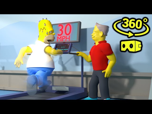 Homer Simpson Buying Treadmill(VR/360° Video)