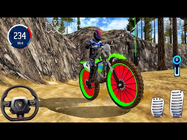 Dirt Bike Stunts On US City Road | Xtreme Motorbikes Racing Game