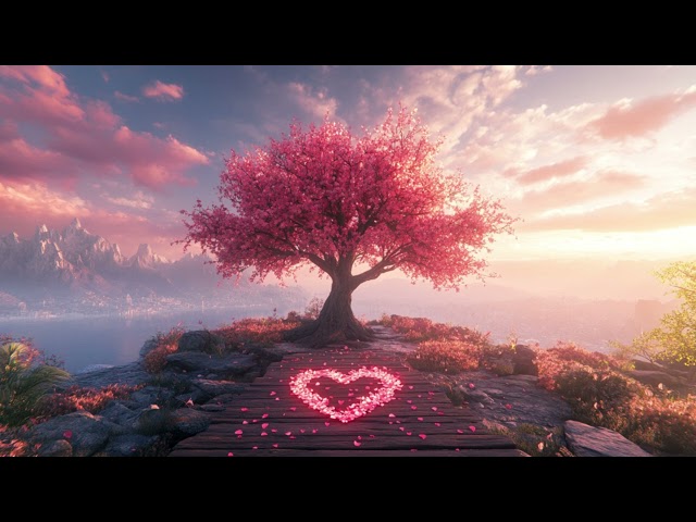 Valentine’s Nature Scenes & Calming Music – Relaxing Background for Study, Work & Peaceful Ambiance