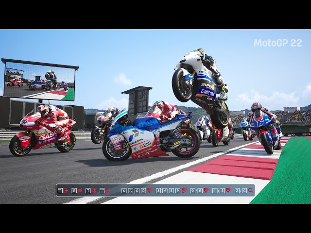 You Won’t Believe the CRAZY Crashes That Happen on These MOTOGP Tracks! #motogp #racing #motorcycle