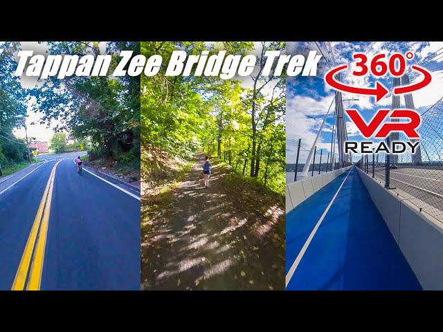 VR 360° Tappan Zee Bridge Revisited | POV Biking Cycling New York