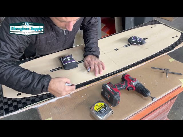 How to Build a Kiteboard: Foam Core Carbon Twin Tip Kiteboard Build