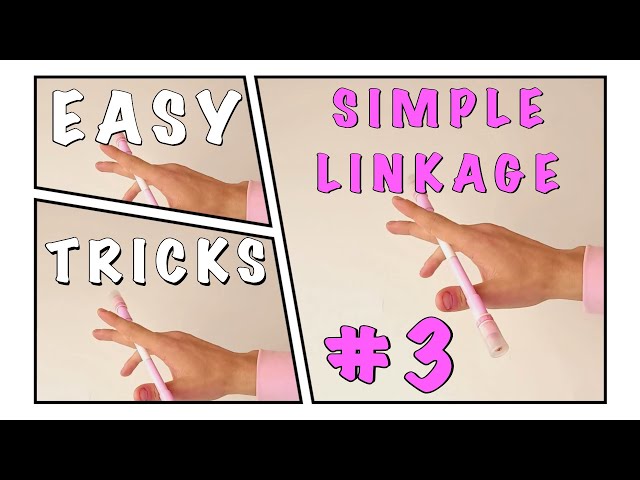 Penspinning simple linkage (short combination). Part 3. Pen trick tutorial