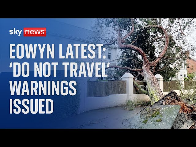 'Unprecedented' damage and 'do not travel' warning issued