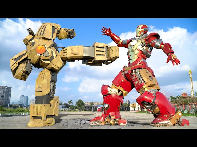 Transformers Rise Of The Beats - Jaguar Robot vs Iron Man Epic Battle | Parramount Pictures [HD]