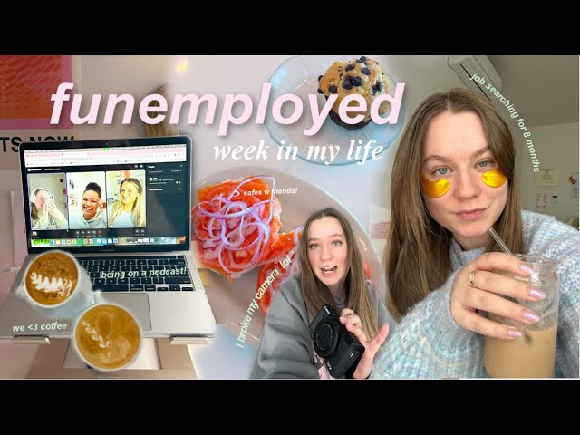 realistic *yet PRODUCTIVE* post grad diaries | podcasting, EIGHT MONTHS of job searching, cafes