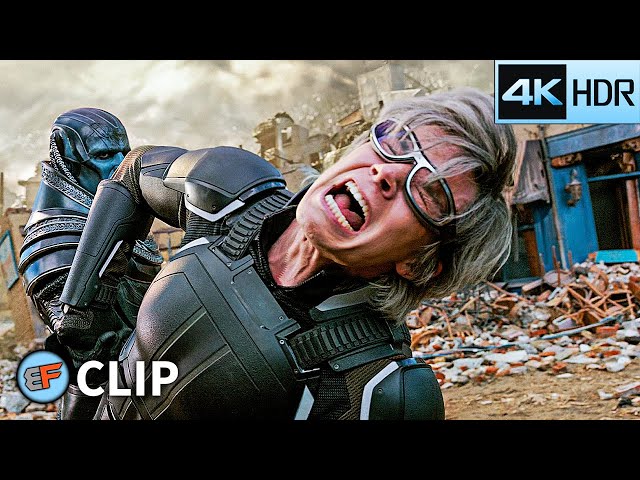 Quicksilver vs Apocalypse - "Foolish Child" Scene | X-Men Apocalypse (2016) 4K HDR Movie Clip