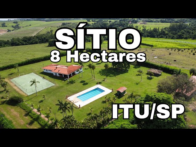 SÍTIO 8 hectares, Completo para LAZER, GADO, HARAS e PLANTIO ( ITU/SP )