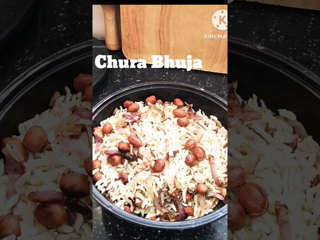 Chura bhuja | tea time snack | Evening Snacks | Crispy Poha recipe | healthy snack recipe #shorts