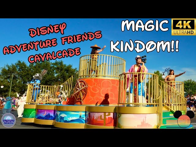 Magic Kingdom: Disney's Adventure Friends Cavalcade Full Parade 2023 at Walt Disney World