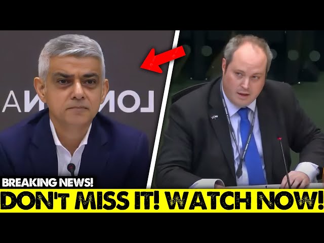 Sadiq Khan Give a DISGUSTINGLY VILE Response When Asked to Tackle Knife Crime in London!