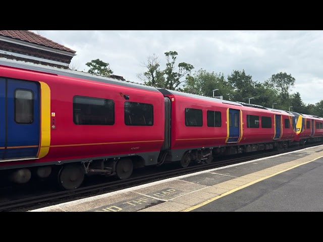 Class 707 - South Western Railway - Leatherhead Station - 7th August 2024