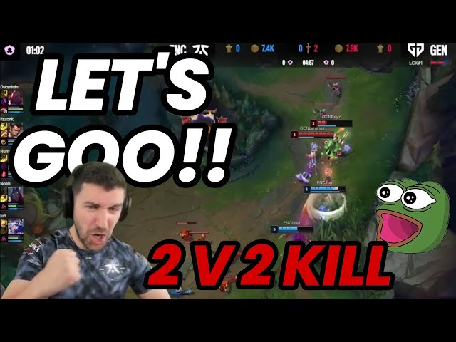 MASSIVE 2v2 KILL By Noah and Jun!! | GEN vs. FNC MSI 2024 | YamatoCannon