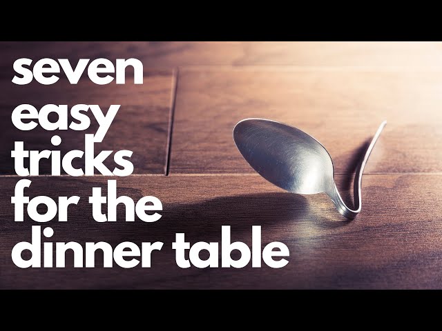 DINNER TABLE MAGIC TRICKS! - 7 Impromptu Tricks That Anyone Can Do #easymagictricks