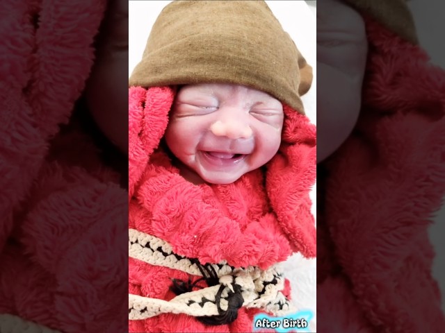 Cutest Newborn Baby Adorable First Smile After Dressing and Swaddling #cutestbabies