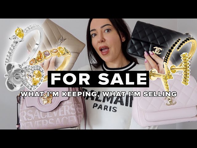 I’m Selling My Luxury Collection! WHAT’S GOING & WHAT I’M KEEPING: Jewellery Haul, Clothes, Handbags