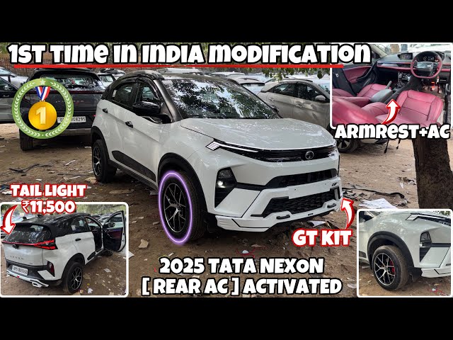 2025 Tata NEXON✅ Modification || 50% off‼️on full base to top|| budget modification in nexon||