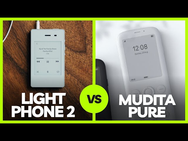 Light Phone 2 vs Punkt MP02 vs Mudita Pure