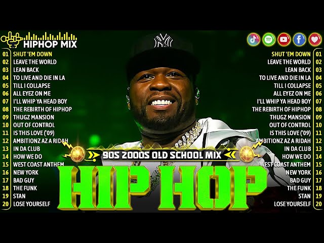 Best Of Old School Hip Hop 90's Mix🔥 Snoop Dogg, Dr. Dre, 50 Cent, Eminem, Ice Cube, Juicy✅