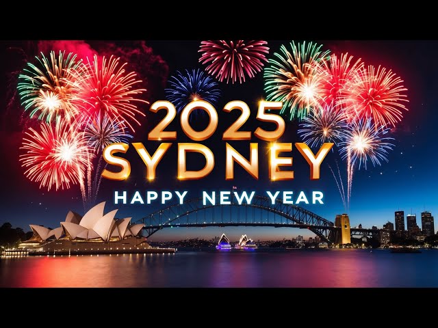 Sydney New Year Fireworks 2025 | Happy New Year From Sydney | Sydney New Year 2025