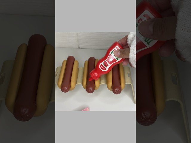 ASMR unboxing hot dog toy. #shorts #toys #japan