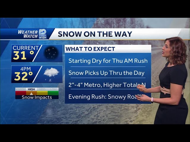 Wisconsin heavy snowfall timeline: Road conditions will be affected