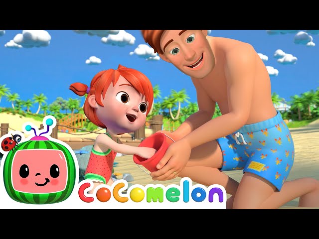 Beach Day with Daddy | Little Angel & Cocomelon Nursery Rhymes