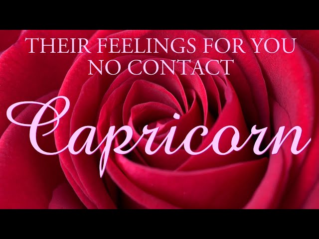 CAPRICORN love tarot ♑️ They’re Scared Of Your Rejection