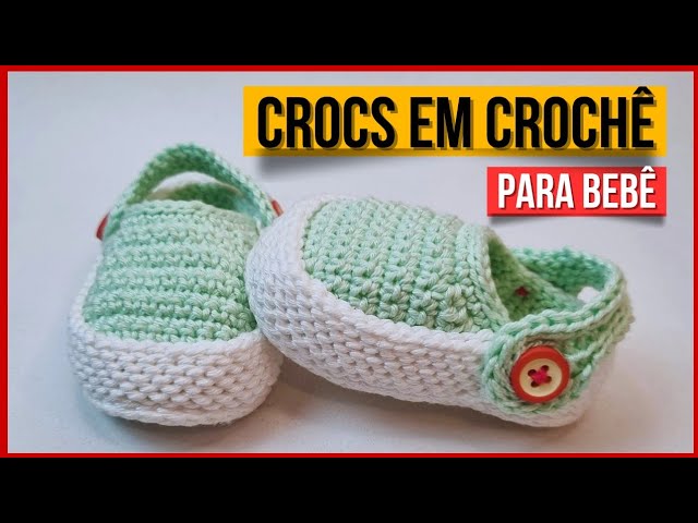 Crochet Crocs for baby 9cm