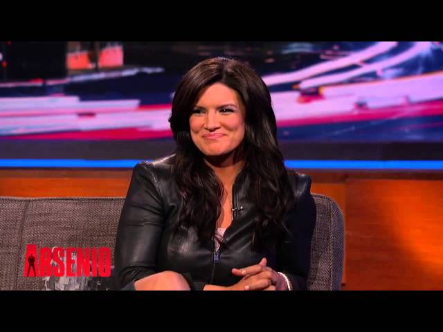 Gina Carano on The Arsenio Hall Show part.2 03.04.2014