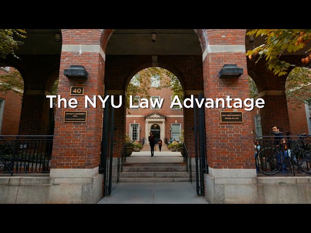 NYU Law: The JD Experience