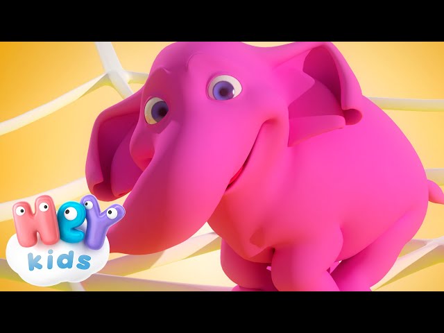 Un Éléphant Qui Se Balançait et Plus! | Chansons pour Enfants | HeyKids Français | Chant d'animaux