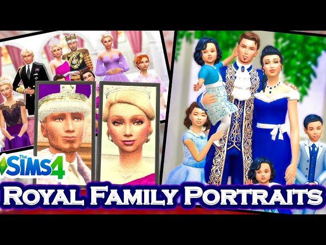 HOW TO: ROYAL FAMILY PORTRAITS | The Sims 4