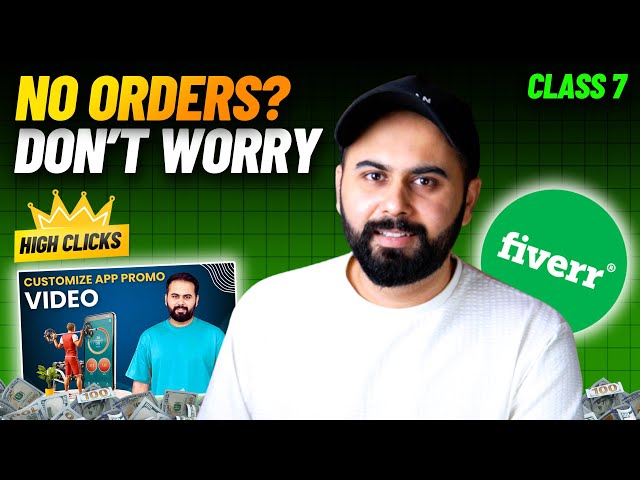 How to Make Awesome Fiverr Gig Image | Class 7 | Get Orders on Fiverr in 2025