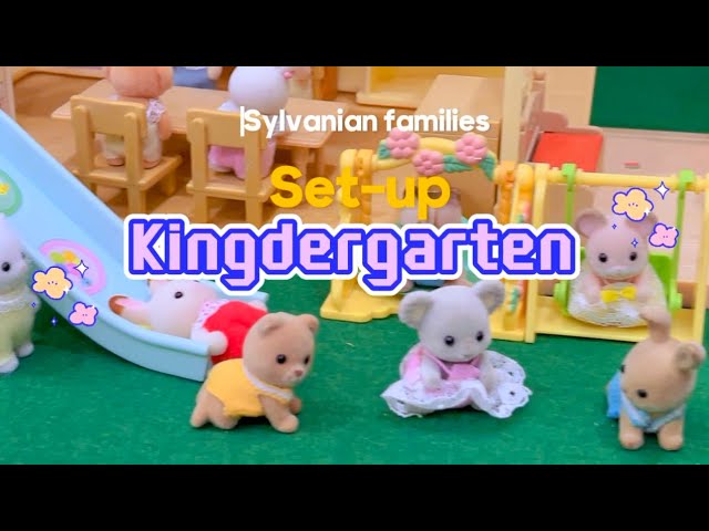 Set up Forest Kingdergarten Sylvanian Families ☁️🍯🧸✨