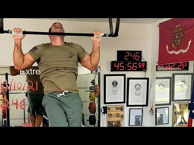 246 pull-ups for the Marine Corps Birthday 2021