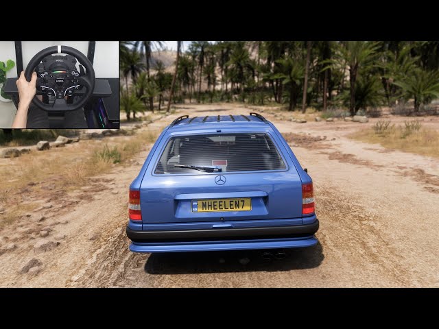 1987 MERCEDES-BENZ AMG HAMMER WAGON -FORZA HORIZON 5 |STEERING WHEEL GAMEPLAY