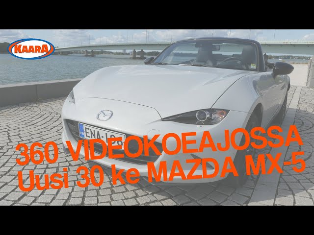 Kaara Televisio 360-koeajo: 30 kilon Mazda MX-5 2019